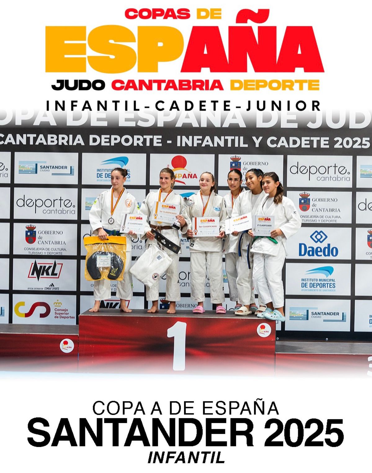 RESULTADOS Supercopa de España de Judo Infantil y Cadete de Cantabria. 04-10-25